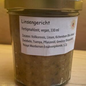 Fertigmahlzeit Linseneintopf