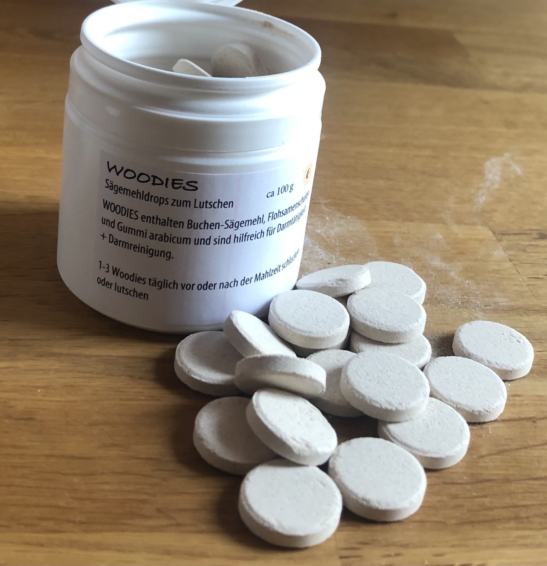 Woodies-sägemehldrops Woodies-sägemehldrops